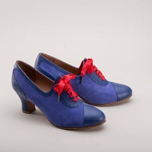 Royal Vintage Leather Vintage Inspired Oxford Heels - Size 7